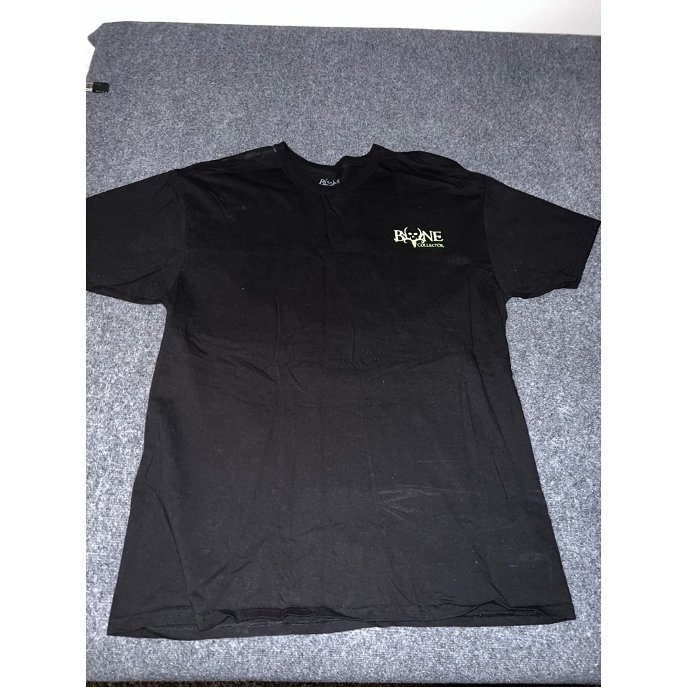 Bone Collector Mens 2XL Black Graphic T-Shirt Cotton Hunting Deer Skull Tee